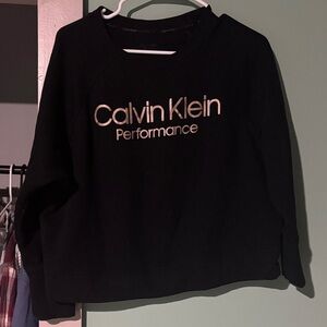 Calvin Klein Black Sweatshirt with Logo